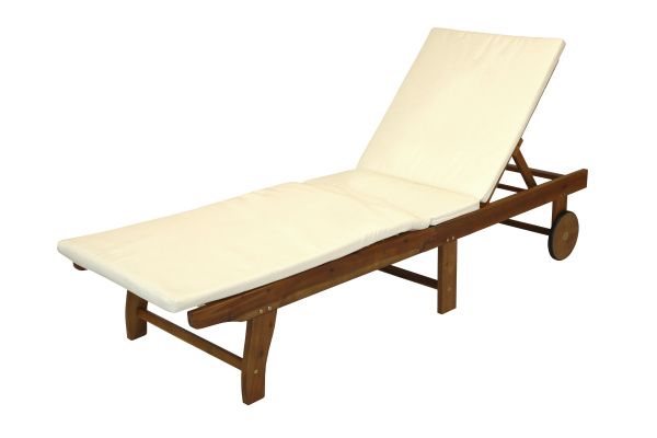 Лежак Алекс-2 арт.GS089, из акации (дерево) (акация цвет дерева)