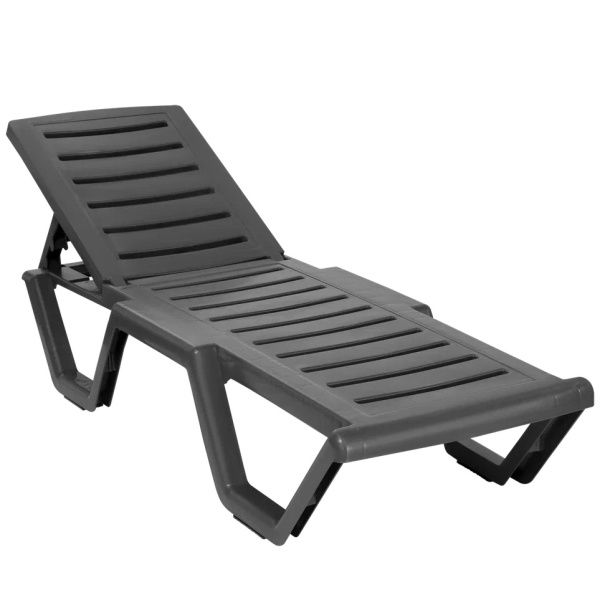Лежак Атлант арт.ЭП 652513, пластик (графит)