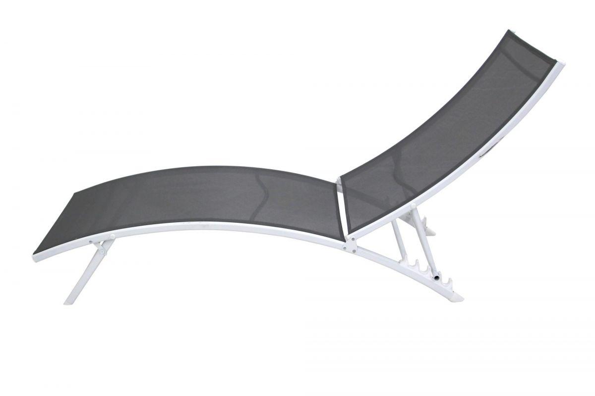 Лежак Локи УЦЕНКА (царапины) арт.GS027у, текстилен (серый) "Garden story"