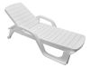 Лежак Прованс арт.ЭП 136103бл, пластик (белый) - 2