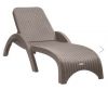 Лежак RATTAN арт.ЭП 044060, пластик (серый) - 15