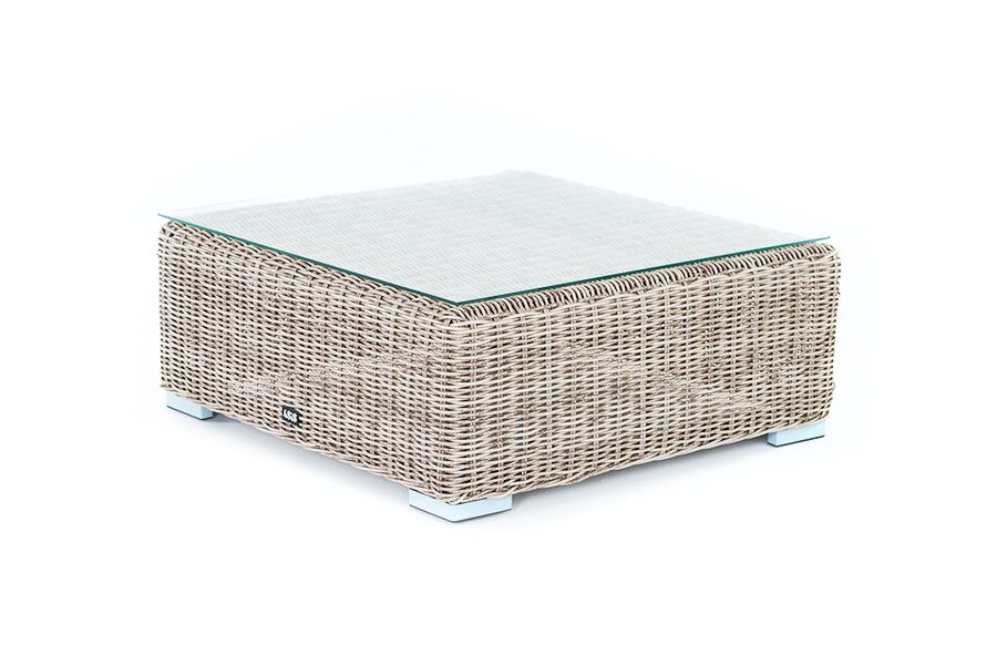 "Лунго" журнальный столик плетеный, цвет бежевый