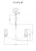 Люстра подвесная Moderli V11074-6P Brass - 4