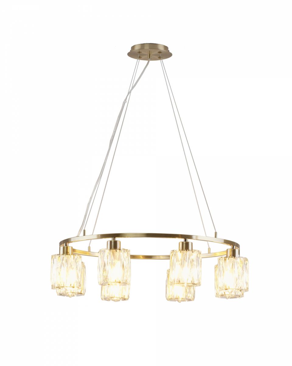 Люстра подвесная Moderli V11685-8P Prismique