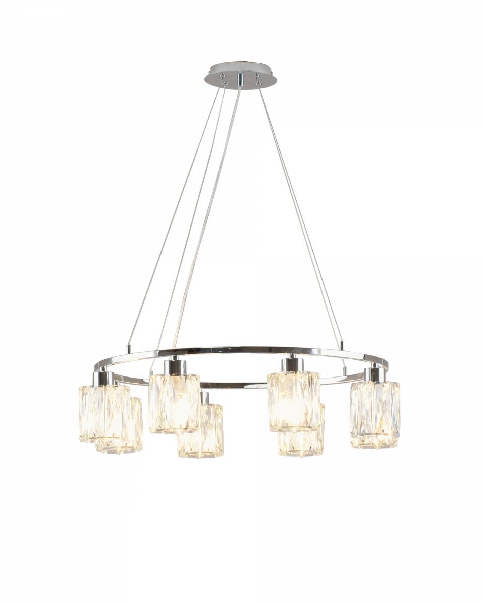 Люстра подвесная Moderli V11708-8P Prismique