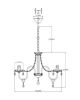 Люстра подвесная Moderli V2510-5P Fettel 5*E14*60W - 2