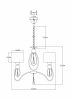 Люстра подвесная Moderli V2584-3P Dark 3*E14*60W - 15