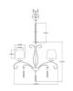 Люстра подвесная Moderli V2601-5P Aramco 5*E14*60W - 2