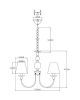 Люстра подвесная Moderli V2613-5P Feels 5*E14*60W - 2