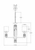 Люстра подвесная Moderli V2691-5P Slam 5*E14*60W - 7