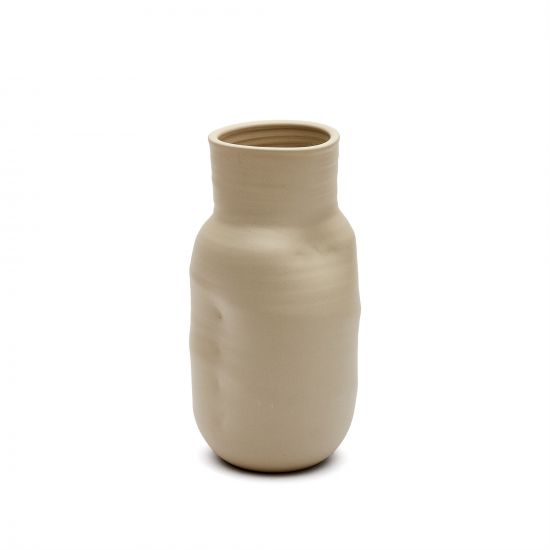 Macaire Керамическая ваза бежевого цвета 34 см