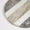 Маленькая круглая разделочная доска Xamila из разноцветного мрамора - 2