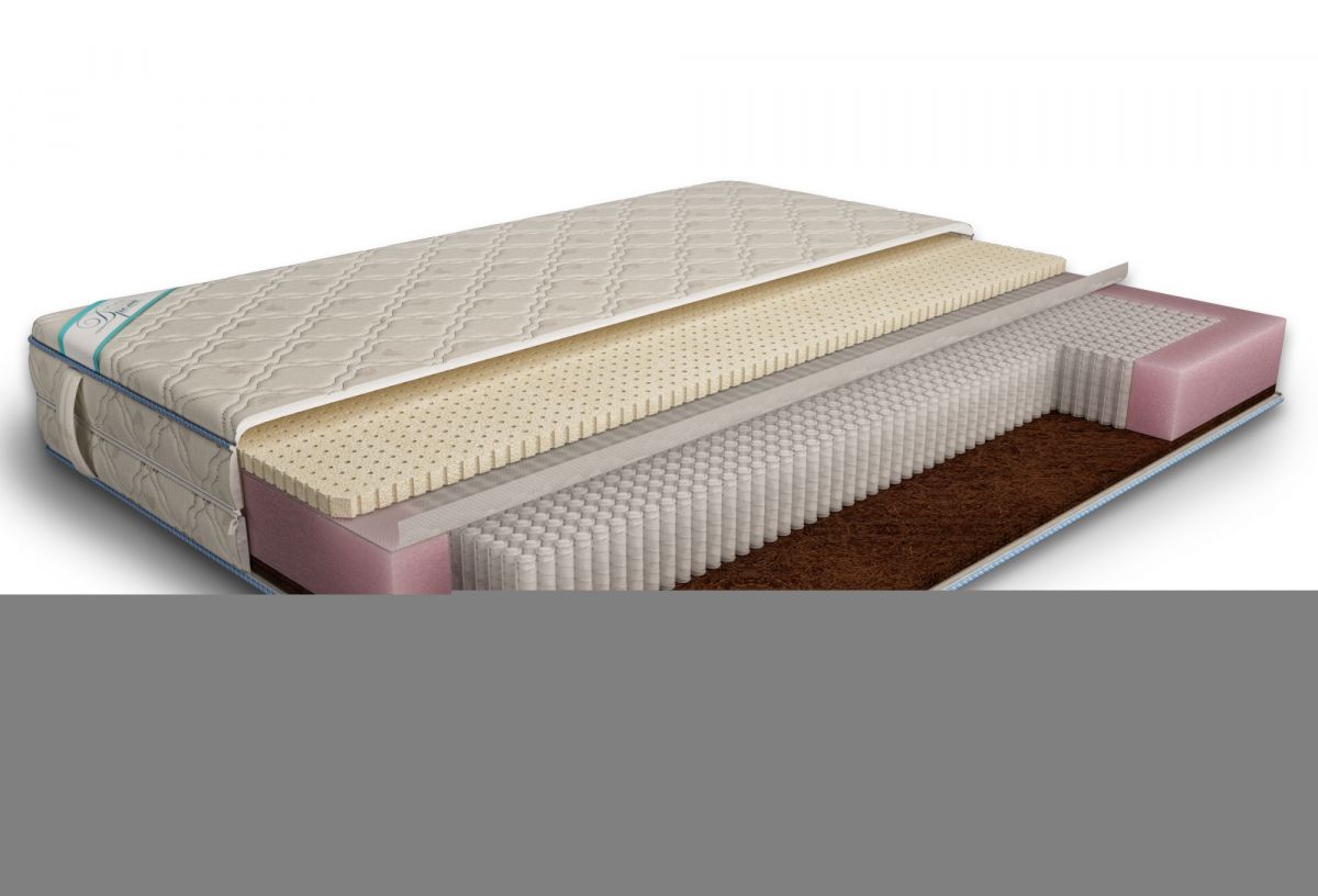 матрас дрема микропакет комби латекс memory foam 110х195