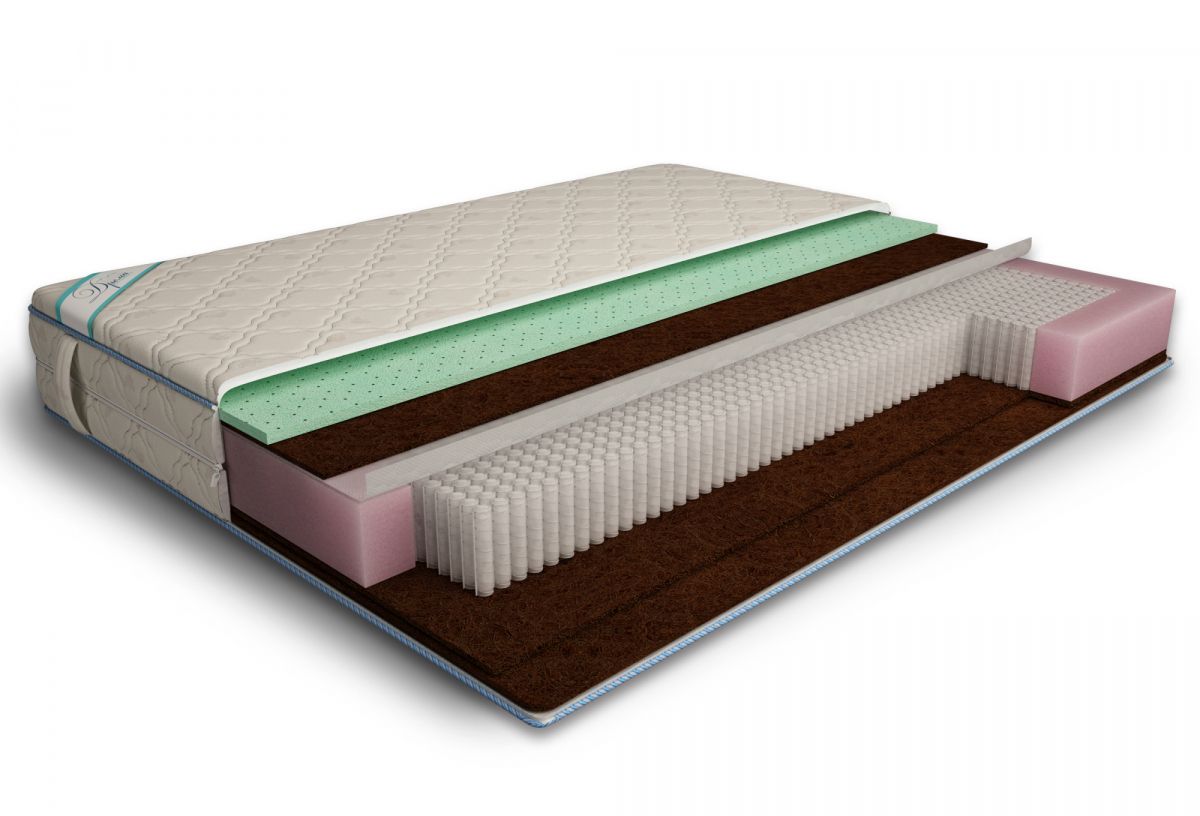 матрас дрема микропакет латекс aloe мидл эконом 180х195