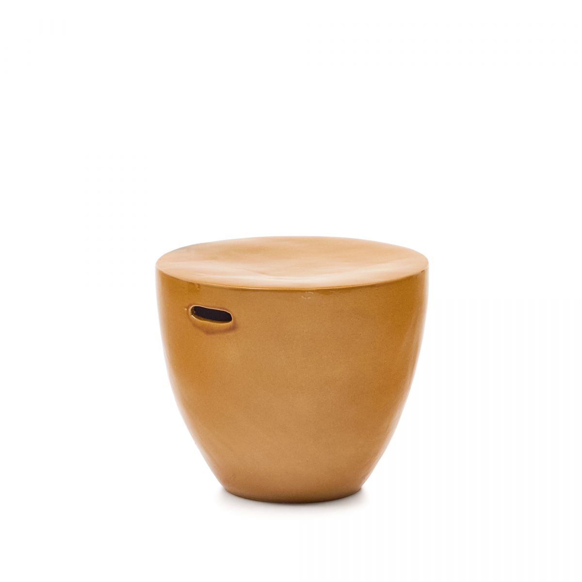 Mesquida Приставной столик из керамики горчичный