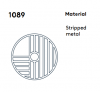 Металлический диск 1089-25 черный - 2