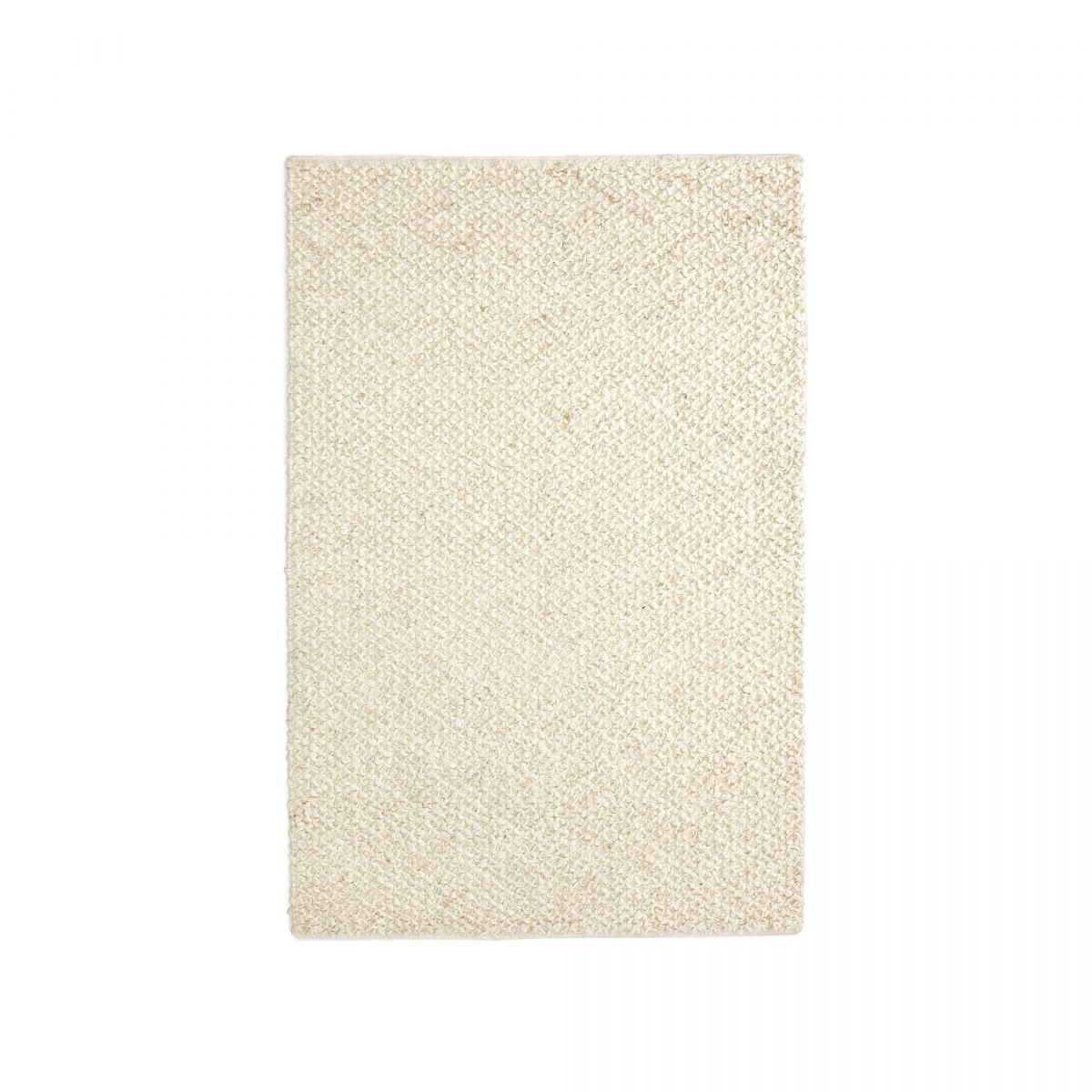 Miray Ковер белый шерстяной 160 x 230 см