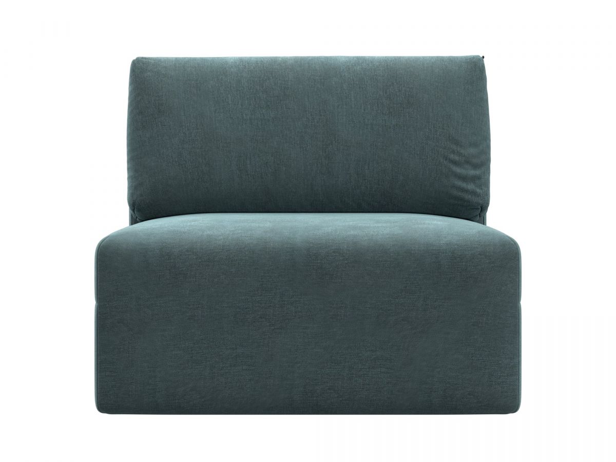 129538 Модуль диван Лига-060 НПБ | шенилл | rimini 11 серо-зеленый