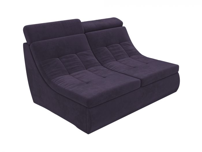 105609 Модуль Холидей Люкс раскладной диван | Велюр | Фиолетовый