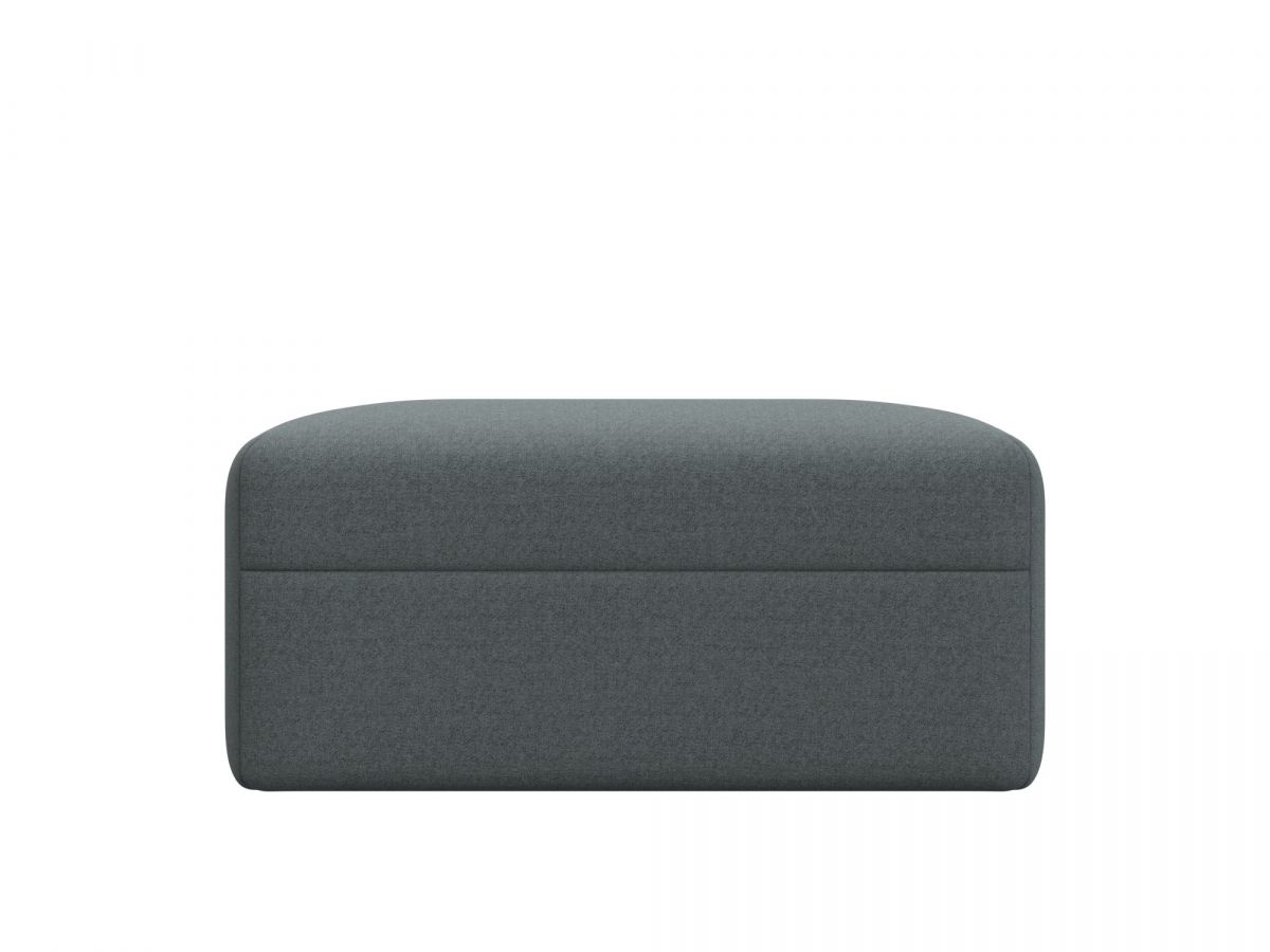 129735 Модуль пуф Лига-060 НПБ | рогожка | амур 07 серый