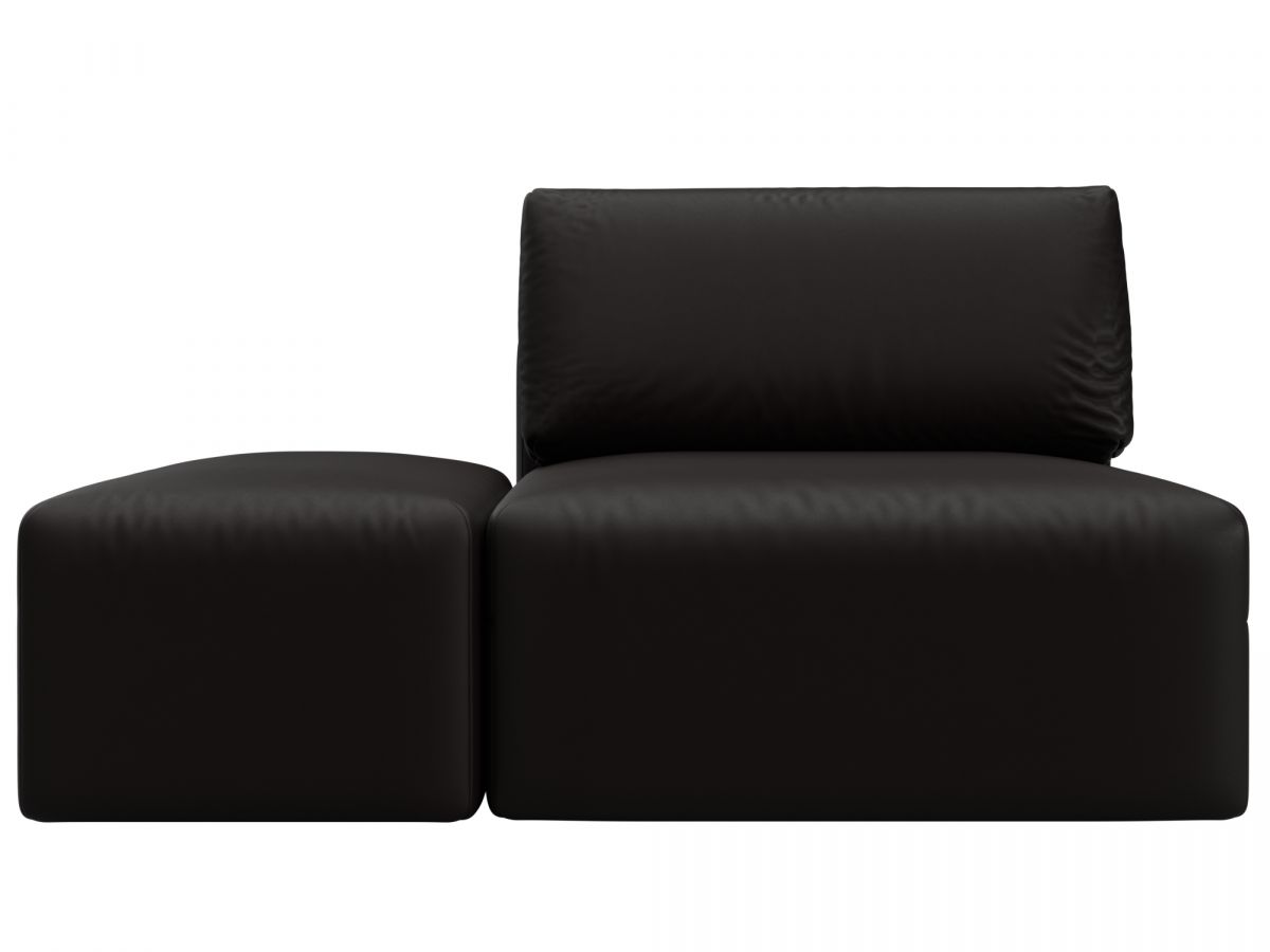 130085 Модули диван и пуф Лига-060 НПБ | экокожа | grifon 12 коричневый