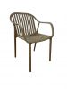 "Мохито" стул пластиковый, цвет бежево-коричневый - 2