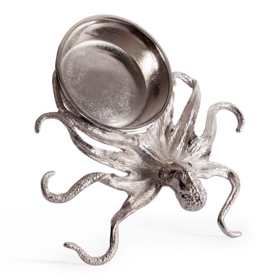 Монетница Secret De Maison OCTOPUS2 ( mod. 9612 ) алюминиевый сплав, 30,5x31x6,5 см, никель-nickel