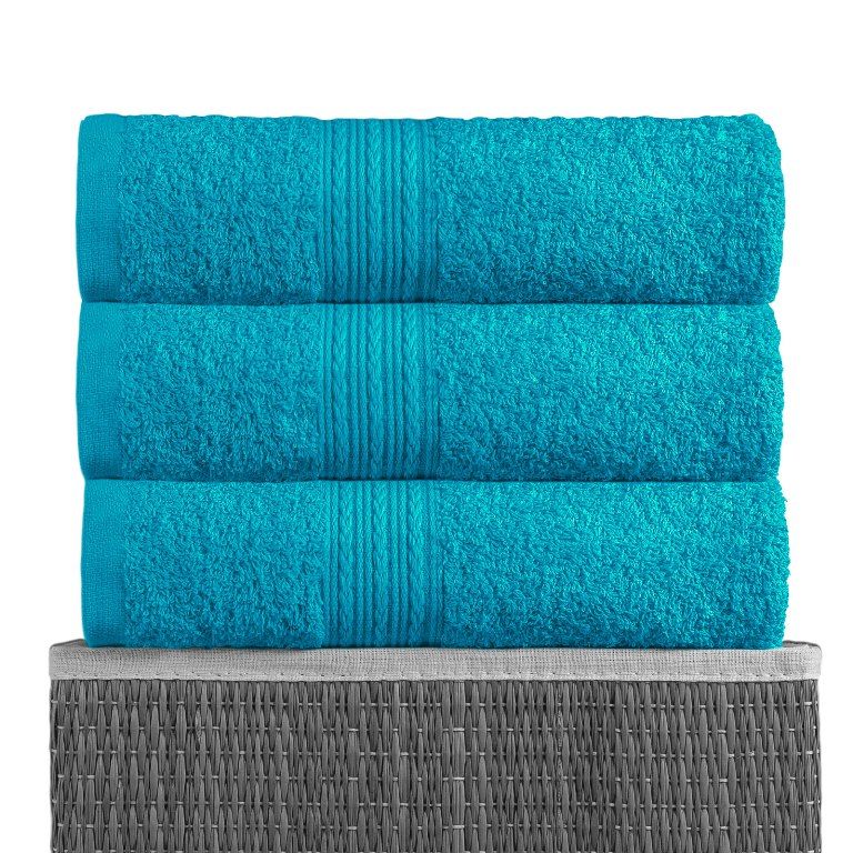 Морская волна 180х210 Простыня Махровая BAYRAMALY