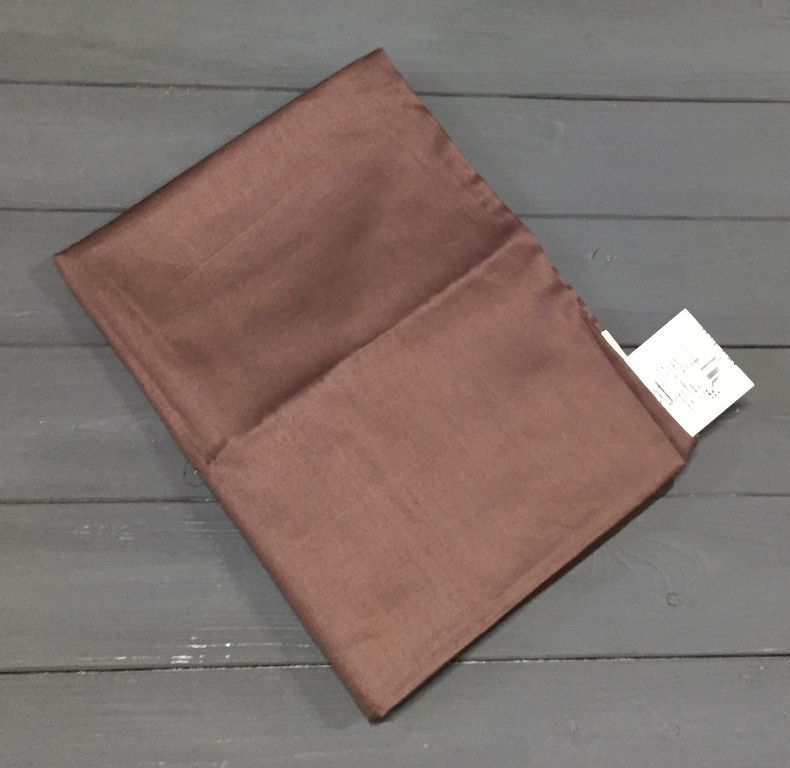 Н-С-50-ШОК шоколадная наволочка ткань сатин 2шт.-50х70