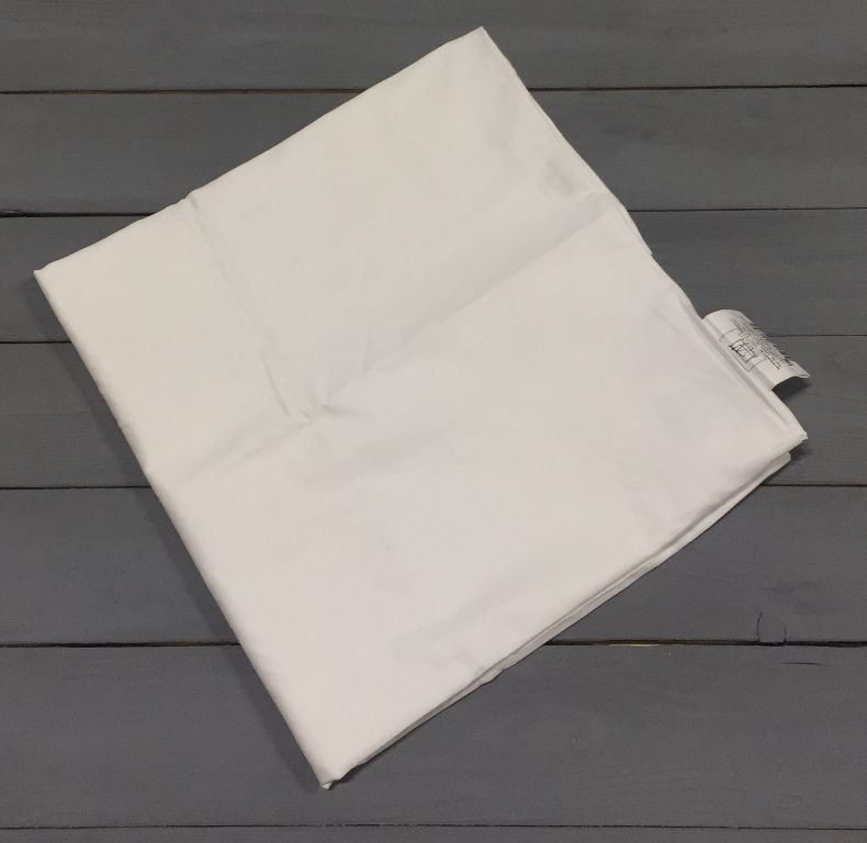 Н-С-70-БЕЛ белая наволочка ткань сатин 2шт.-68х68