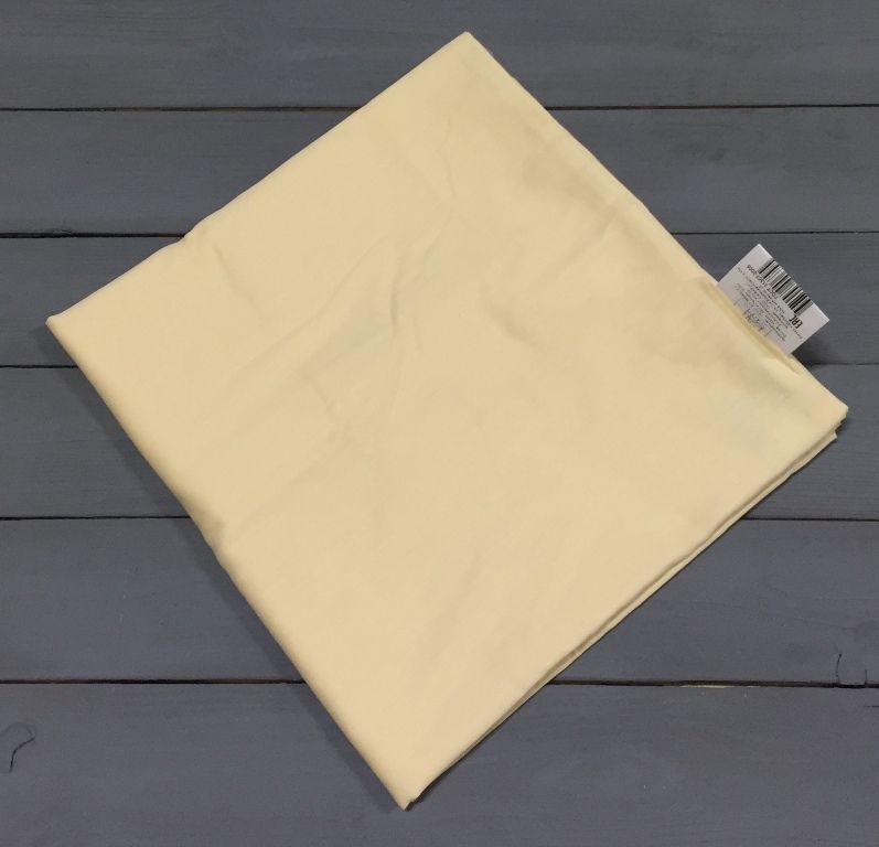 Н-С-70-БЕЖ бежевая наволочка ткань сатин 2шт.-68х68