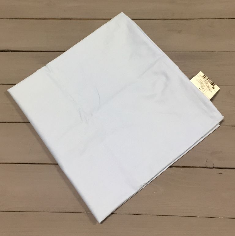 Н-С-70-ГОЛ голубая наволочка ткань сатин 2шт.-68х68