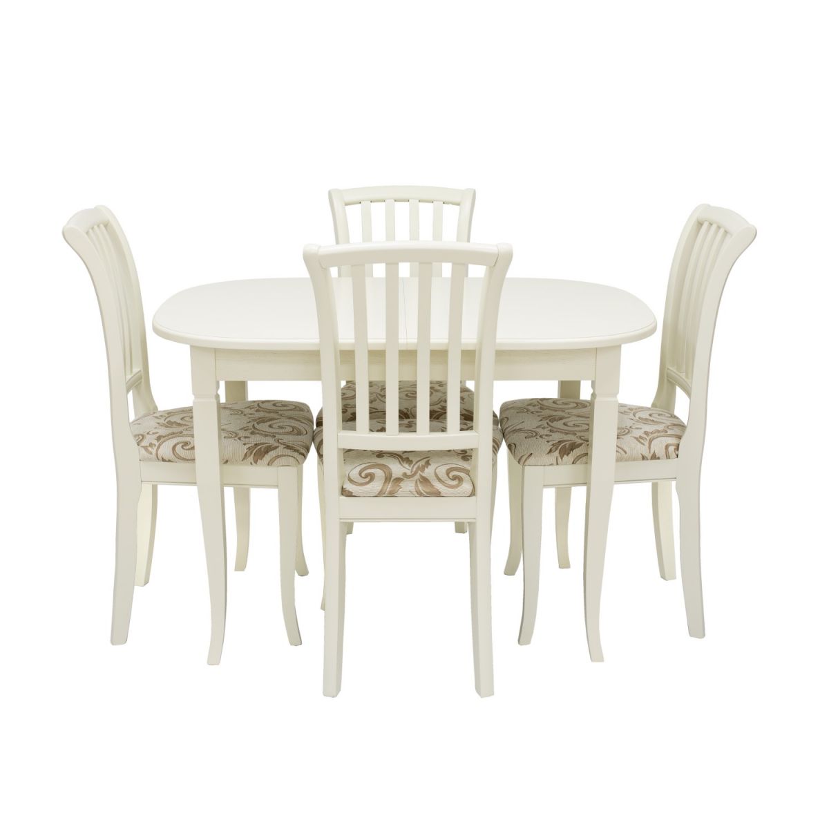 Набор мебели для кухни Leset Аризона 1Р + Остин, Слоновая кость, Шенилл 017А, Слоновая кость, Слоновая кость