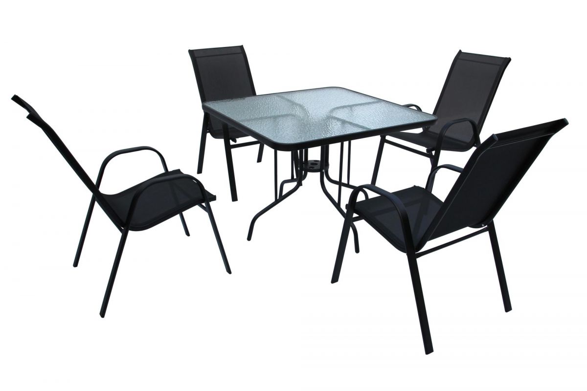 Набор мебели Сан-Ремо 2 арт.SC-092KD, ZRTA3433 черный, "Garden story"