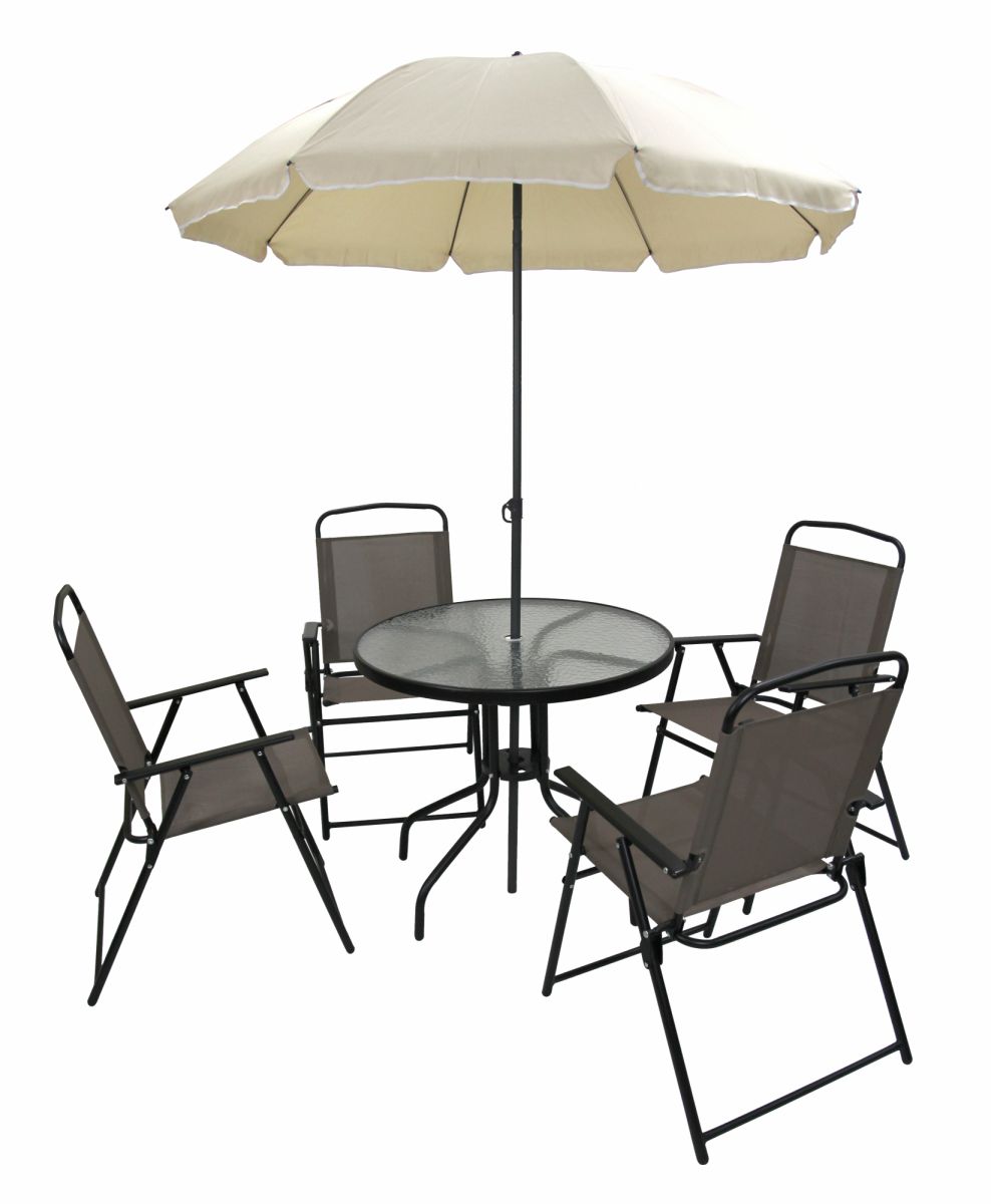 Набор мебели Ялта складной со спинкой арт.WR2119 светло-коричневый, "Garden story"