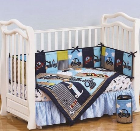 Набор постельного белья для новорожденных "TRANSPORTATION",7 пр. (стандарт)