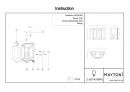 Настенный светильник (бра) Maytoni MOD202WL-02N - 4