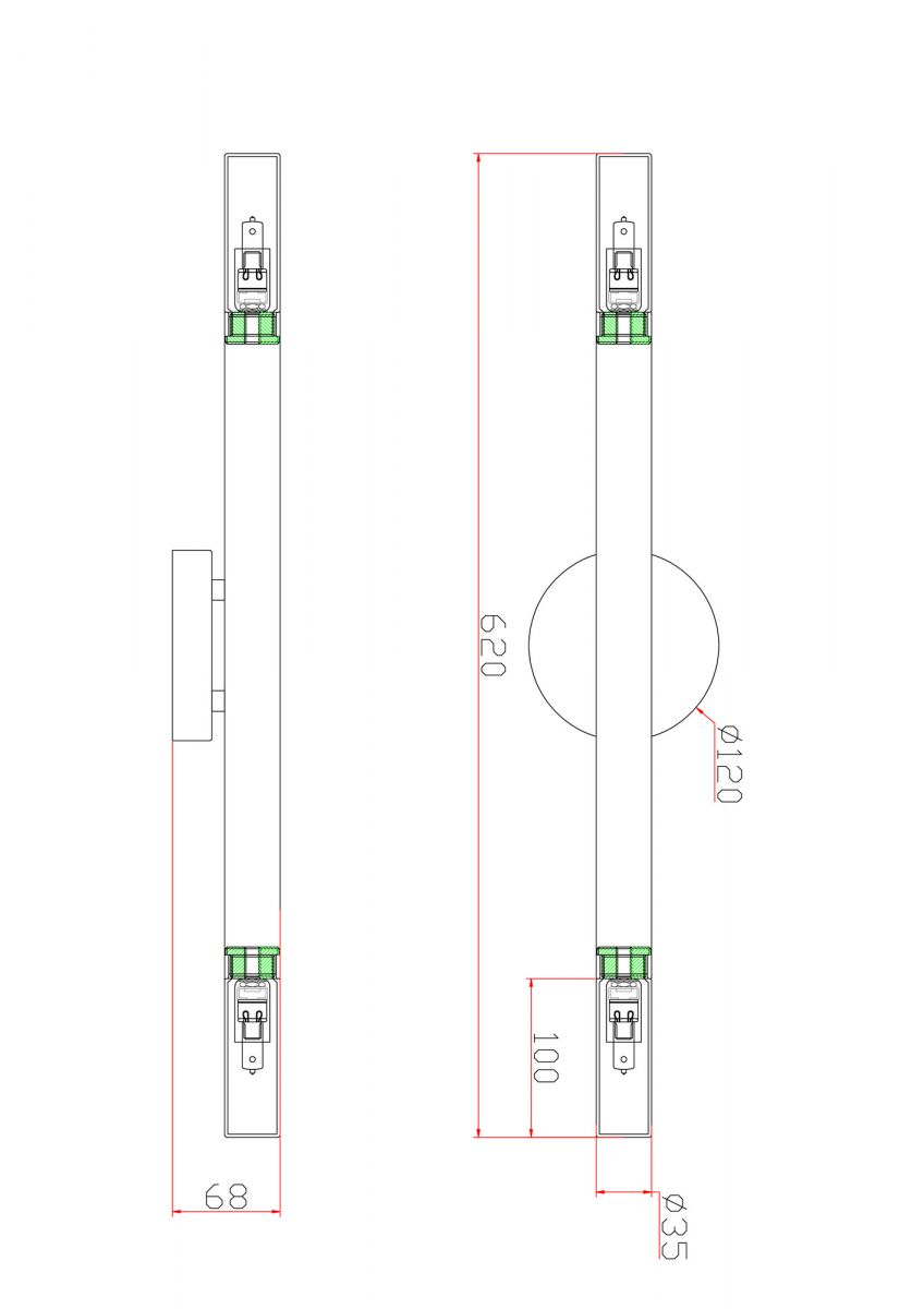 Настенный светильник (бра) Freya FR6109WL-02G