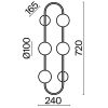 Настенный светильник (бра) Freya FR5233WL-04BS1 - 2