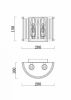 Настенный светильник (бра) Freya FR5053WL-02BS - 3