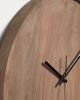 Настенные часы SLIP круглые из массива акации с натуральной отделкой Ø 35 см - 13