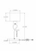 Настольная лампа Moderli V2571-1T Chilly 1*E27*60W - 8