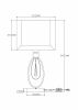 Настольная лампа Moderli V2582-1T Dark 1*E27*60W - 8