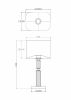 Настольная лампа Moderli V2621-1T Katar 1*E27*60W - 7