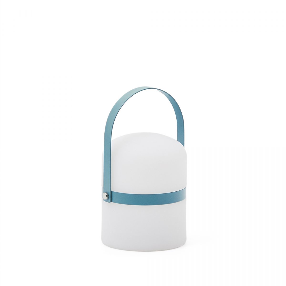 Настольная лампа Ridley mini LED из полиэтилена синего цвета