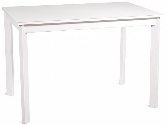 НЕЛЬСОН-110(155)х68, стол раздвижной со стеклом, Белый оптивайт-Белый
