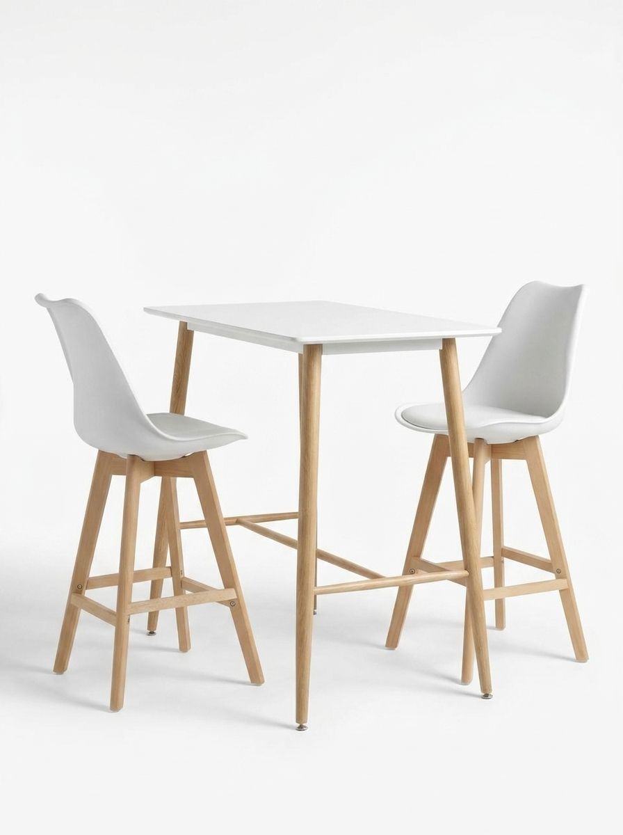 Обеденная группа Eames FRANKFURT стол и 2 стула