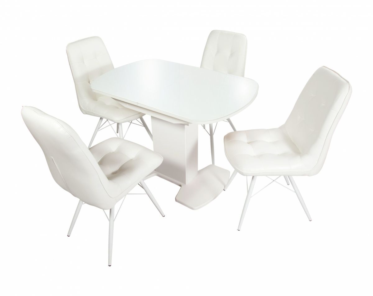 Обеденная группа Корсика | Бордо белый