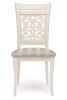 Обеденная группа Milano | Siena ivory white | голубая обивка - 4