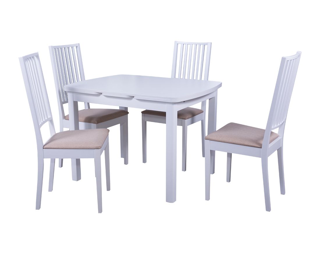 Обеденная группа Орлеан | Родос белый | ткань